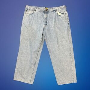 VTG Cabela's Men's Size 50x30 Straight‎ Leg Light Wash Jeans (49x28.5)